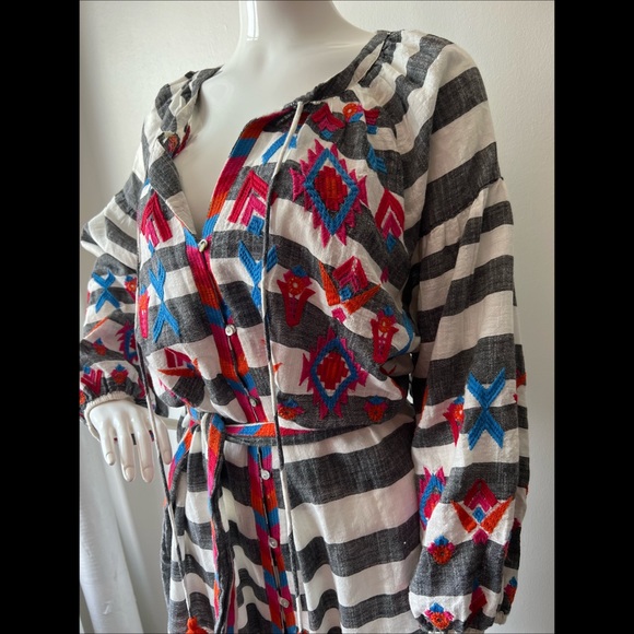 ZARA TRF Collection Embroidered Casual Dress - Picture 7 of 11